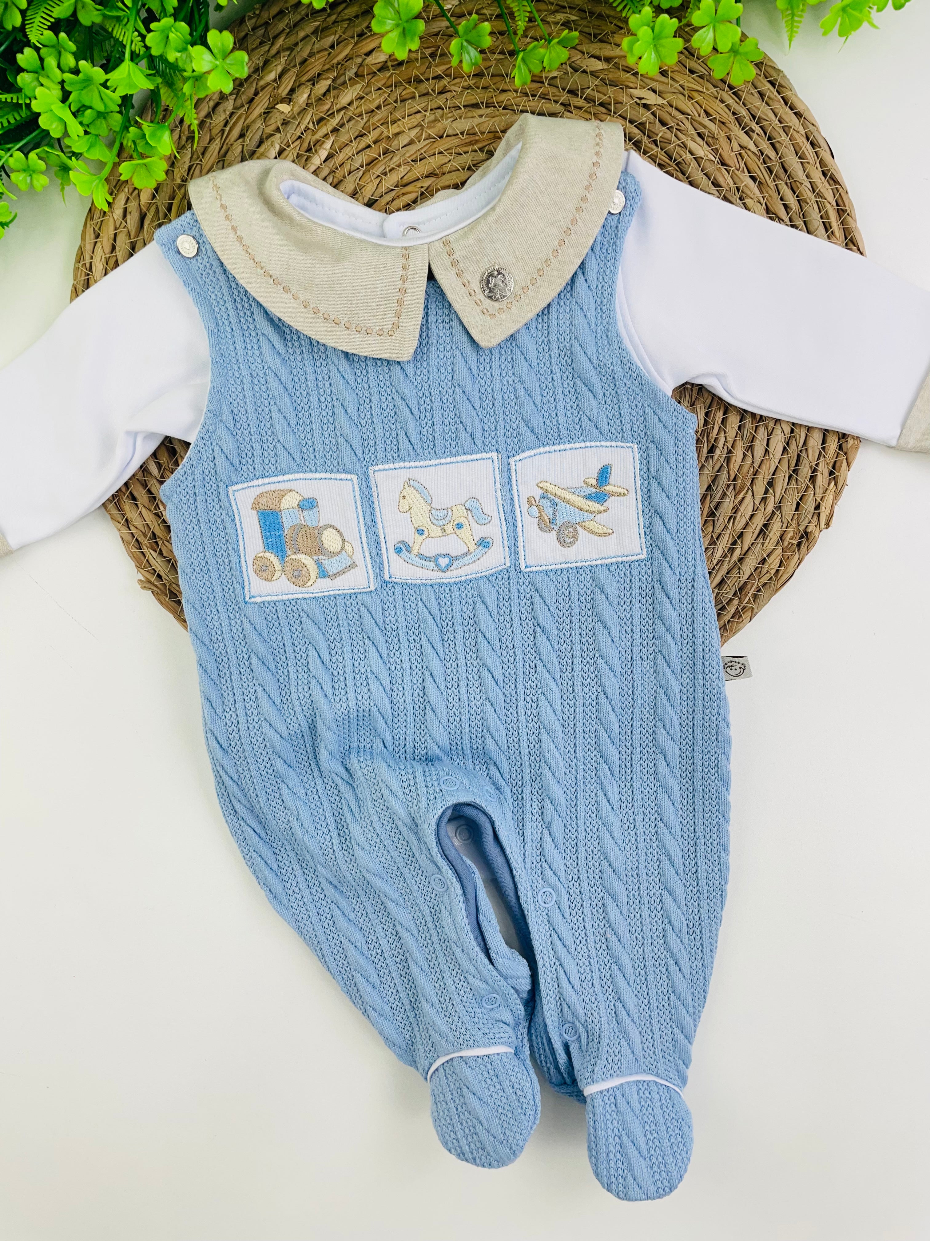 Saída De Maternidade Pipoquinhas Baby Cavalinho 5 Peças