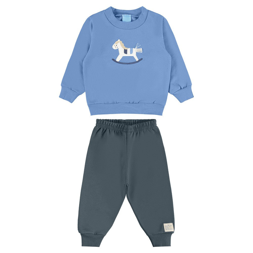 Conjunto Masculino Kamylus Cavalinho em Moletom