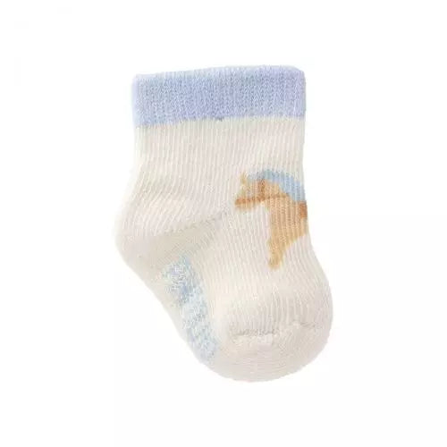 Meia Cano Alto Zero Masculina Pimpolho Colorida para Bebê