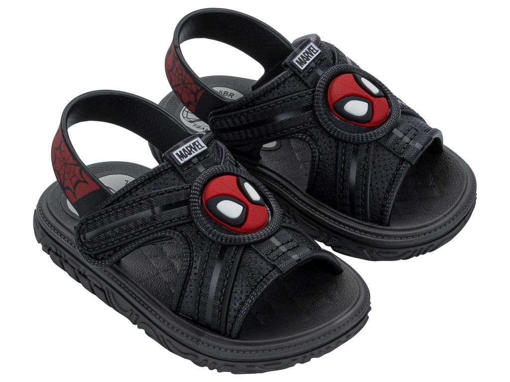 Papete Sandália Infantil Grendene Kids Marvel Happy Super Herói