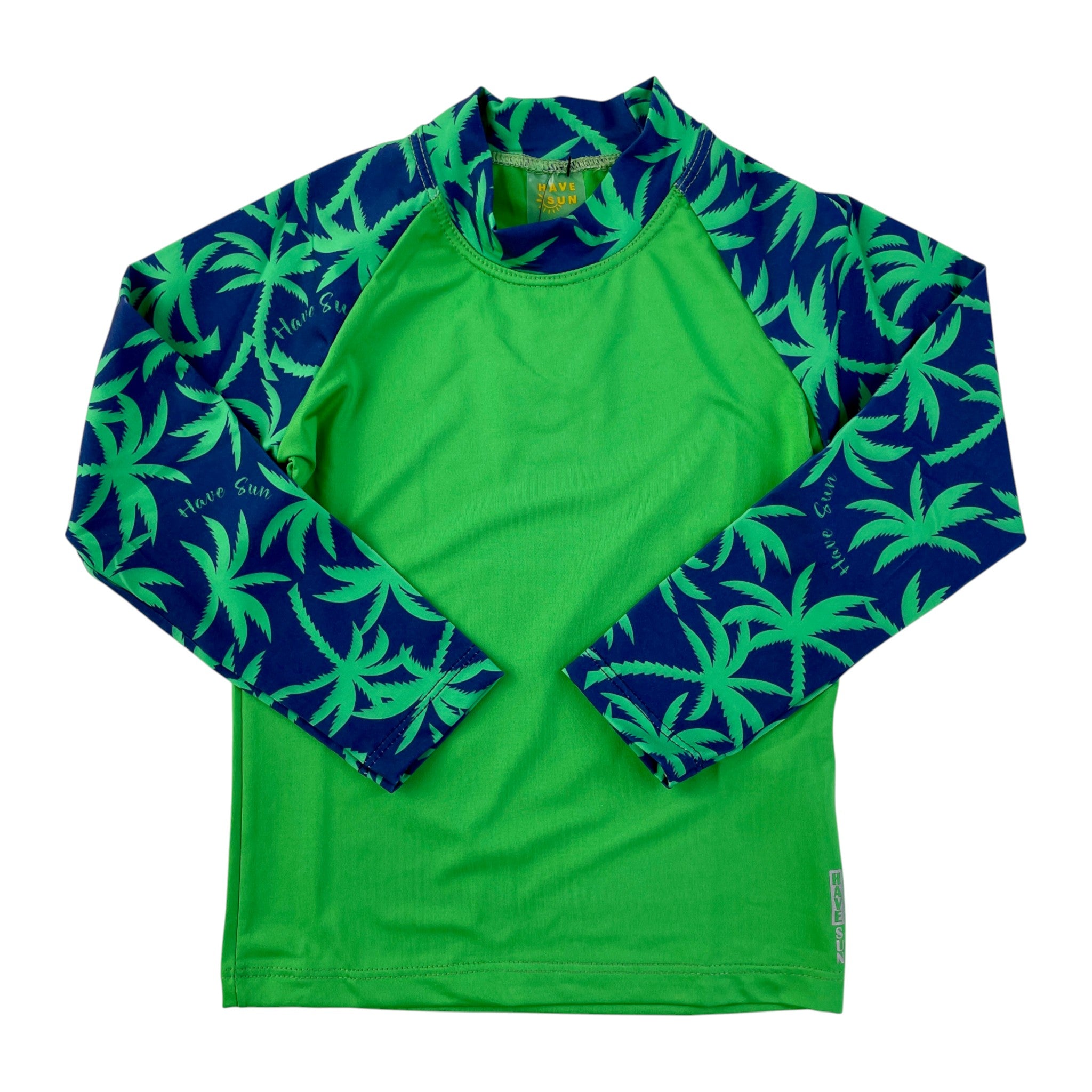 Conjunto Masculino Infantil Have Sun Raglan Estampado com Proteção UV