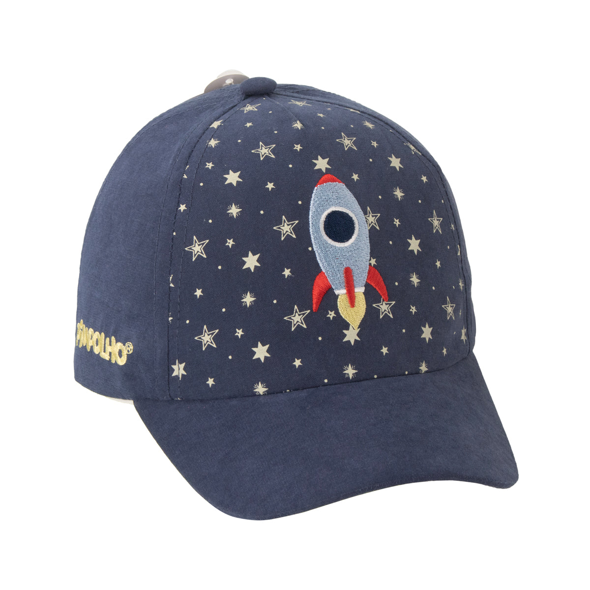 Boné Infantil Masculino Pimpolho Estampado com Velcro 01 a 02 Anos