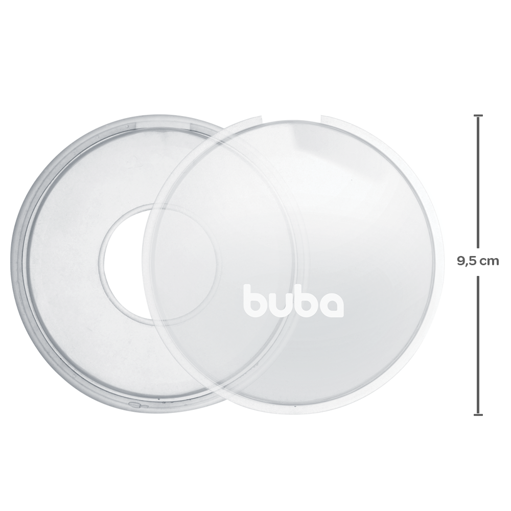 Conchas Protetoras para Amamentação Buba Kit com 2 Unidades Livre de BPA