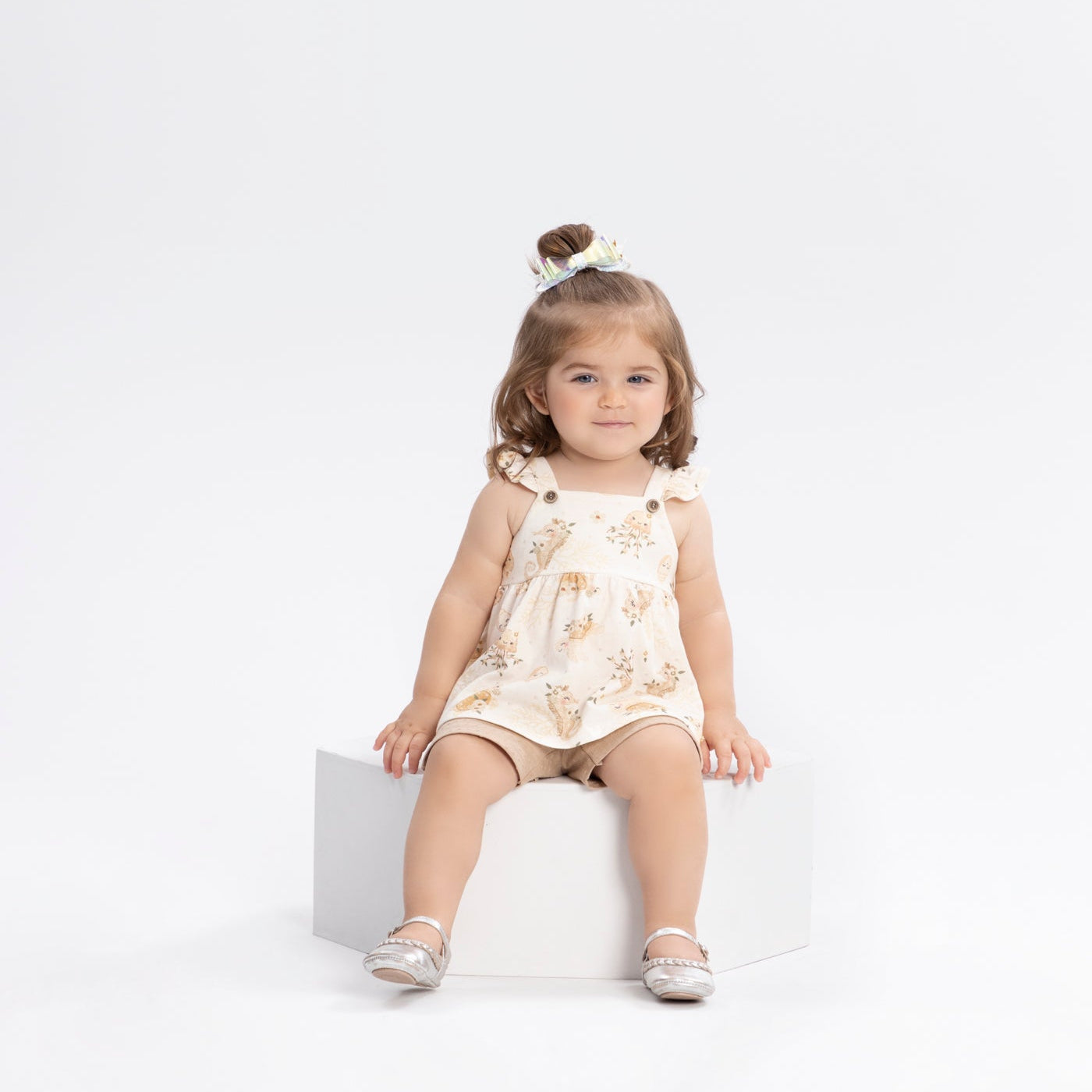 Conjunto Infantil Feminino Alakazoo Tartaruga e Polvo