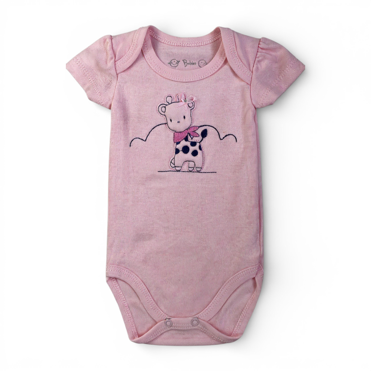 Conjunto Feminino Infantil Curioso em Suedine Girafinha