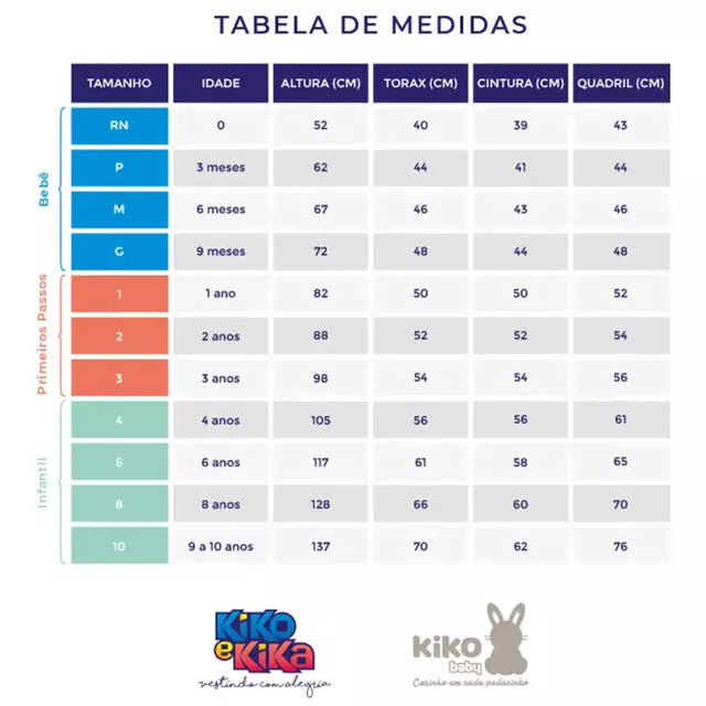 Macacão Feminino Bebê Kiko Baby Curto Florzinhas Bordadas – Conforto e Delicadeza