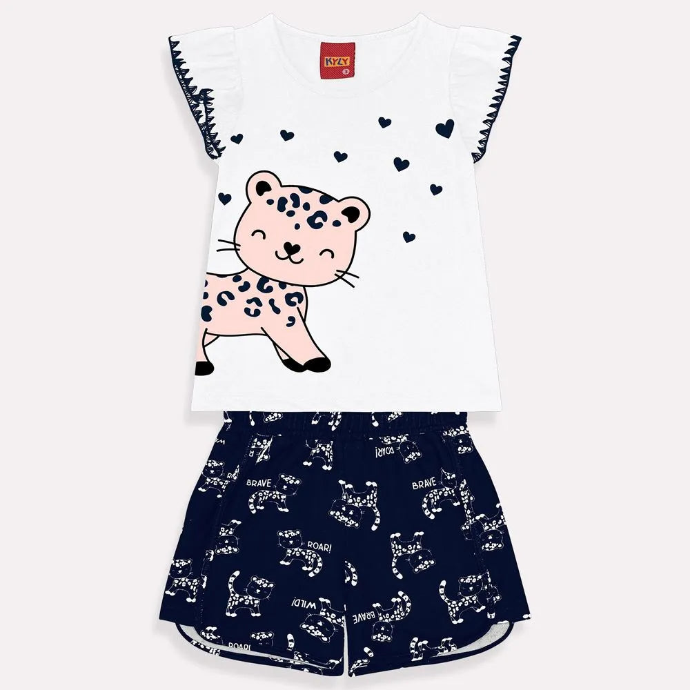 Conjunto Feminino Kyly Oncinha