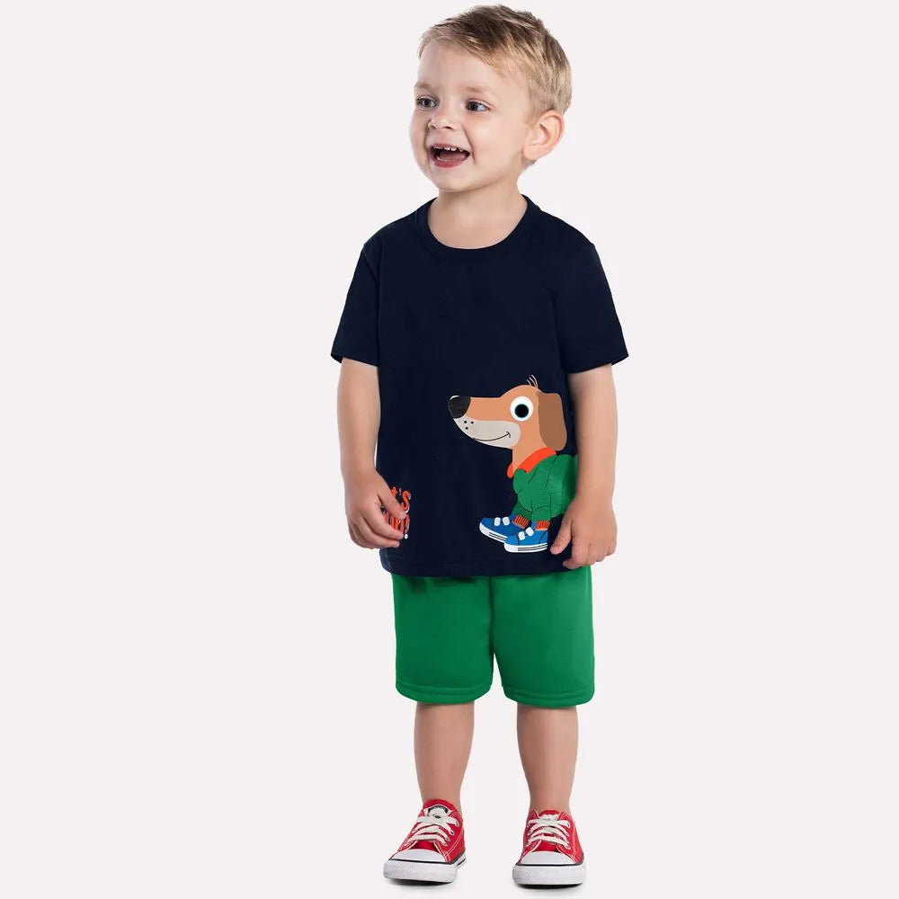 Conjunto Masculino Kyly Lest Run Cachorro