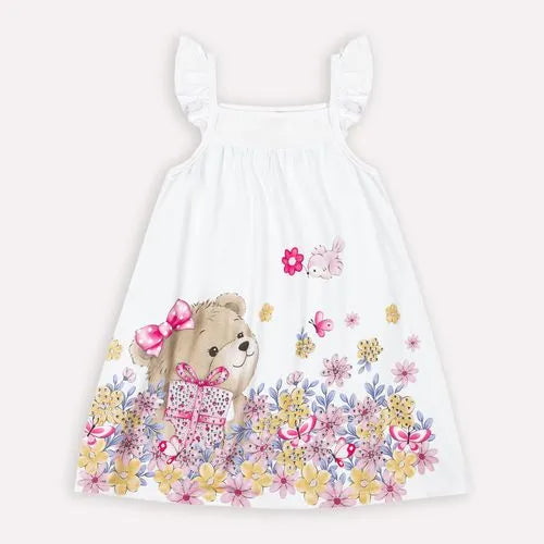 Vestido Kyly Menina Strass