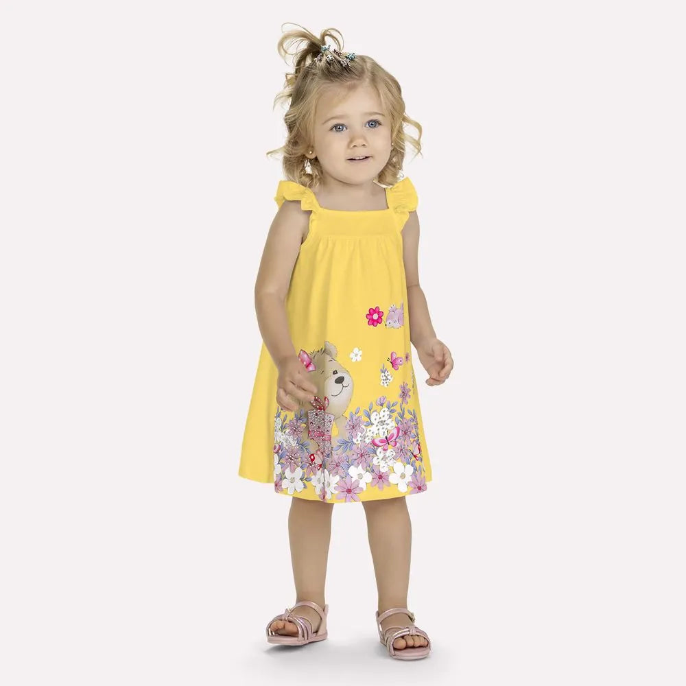 Vestido Kyly Menina Strass