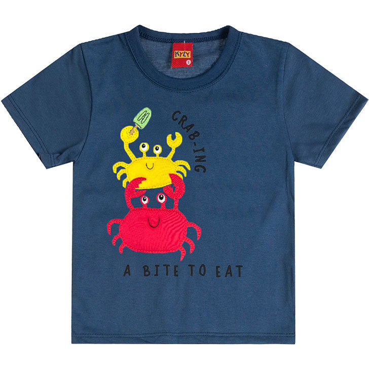 Camiseta Kyly Infantil Grab Ing a Bite to Eat