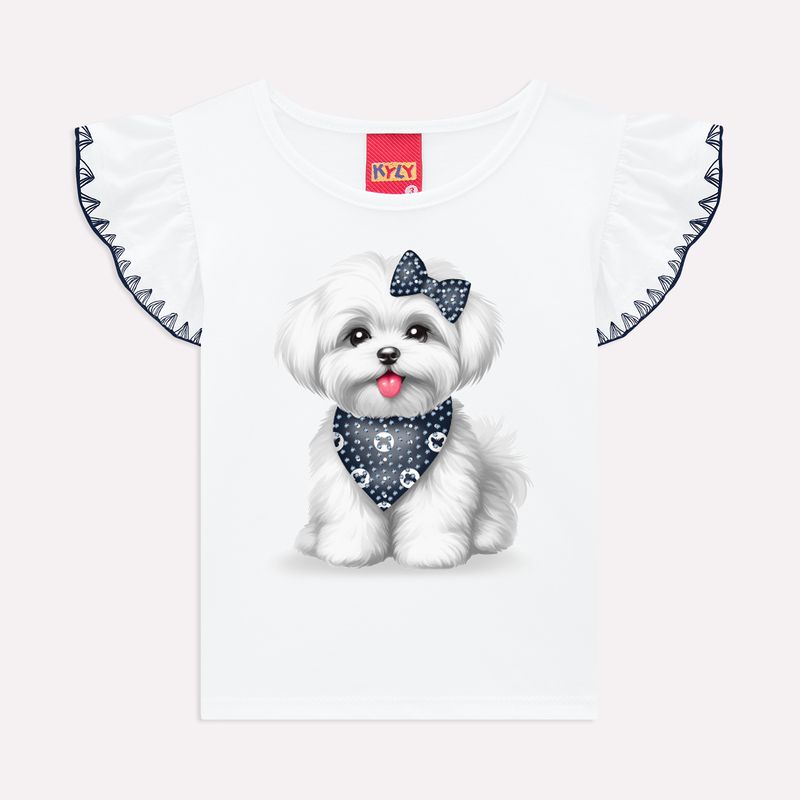 Conjunto Infantil Feminino Kyly Cachorrinho