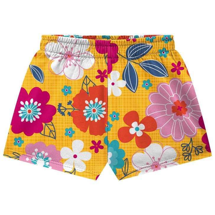 Conjunto Kyly Infantil Feminino Passarinha E Flores