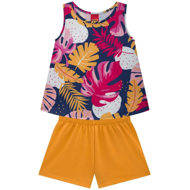 Conjunto Feminino Kyly Infanto-juvenil Estampado