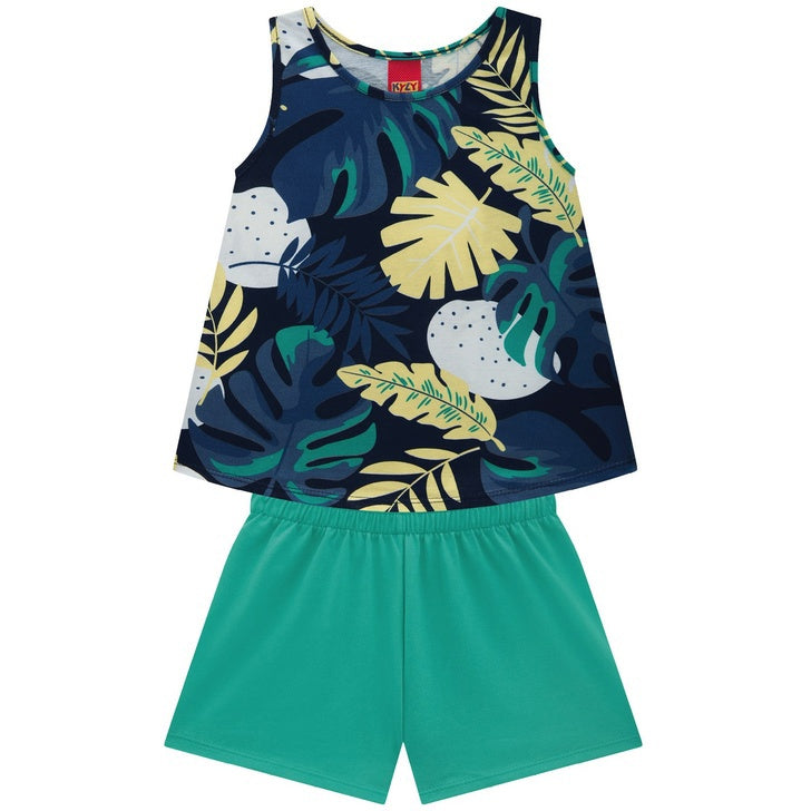 Conjunto Feminino Kyly Infanto-juvenil Estampado