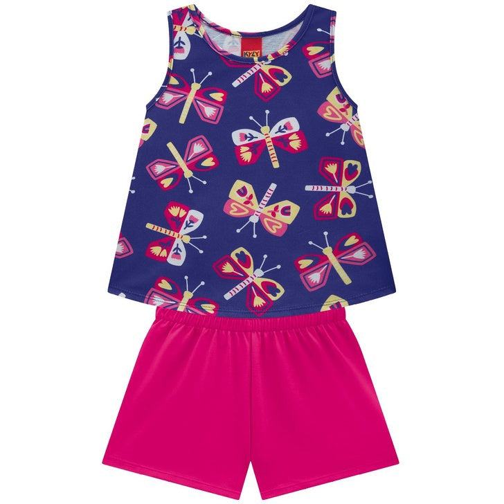 Conjunto Feminino Kyly Infanto-juvenil Estampado