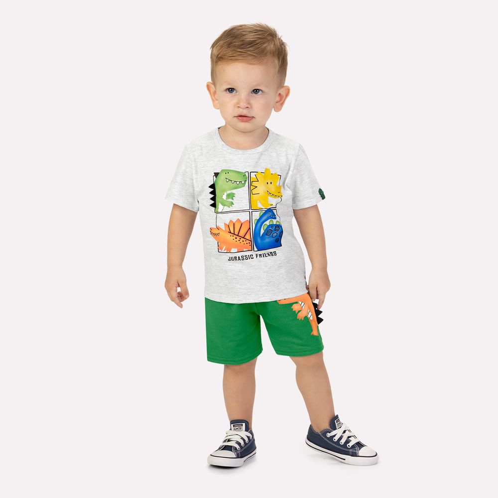 Conjunto Infantil Masculino Kyly Jurassic Friends