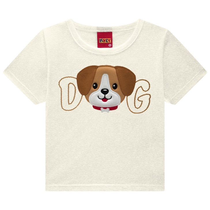 Conjunto Infantil Kyly Dog Bolsos Divertidos