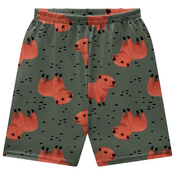 Pijama Kyly Infantil Menino Capivara Friends