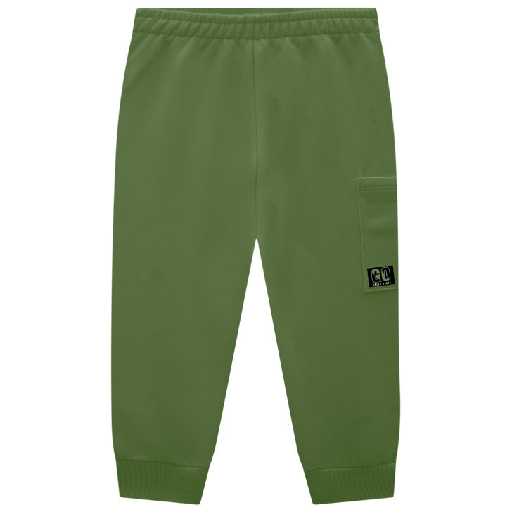 Conjunto Infantil Masculino Kyly Jaqueta com Capuz Go Speed Racer e Calça Moletom Peluciado