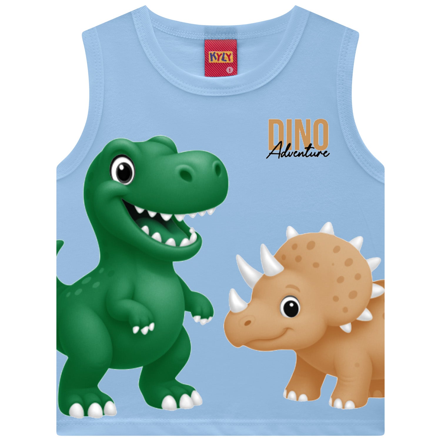 Conjunto Infantil Masculino Kyly Dino Adventure Regata e Bermuda