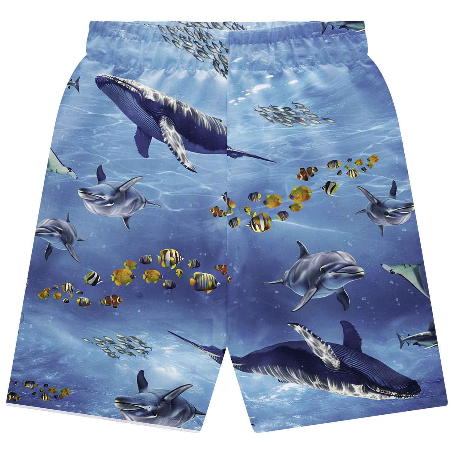 Conjunto Infantil Masculino Kyly Explore The Ocean Regata e Bermuda