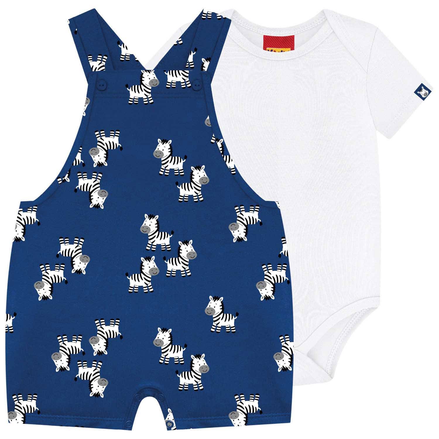 Conjunto Masculino Kyly Zebrinha
