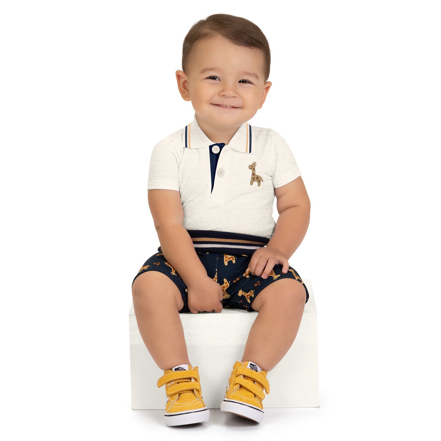 Conjunto Masculino Kyly Girafinha