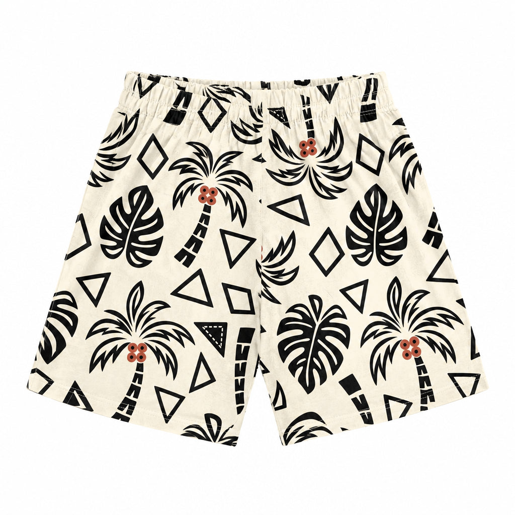 Conjunto Infantil Feminino Camiseta Cropped e Short Kyly Coqueiros