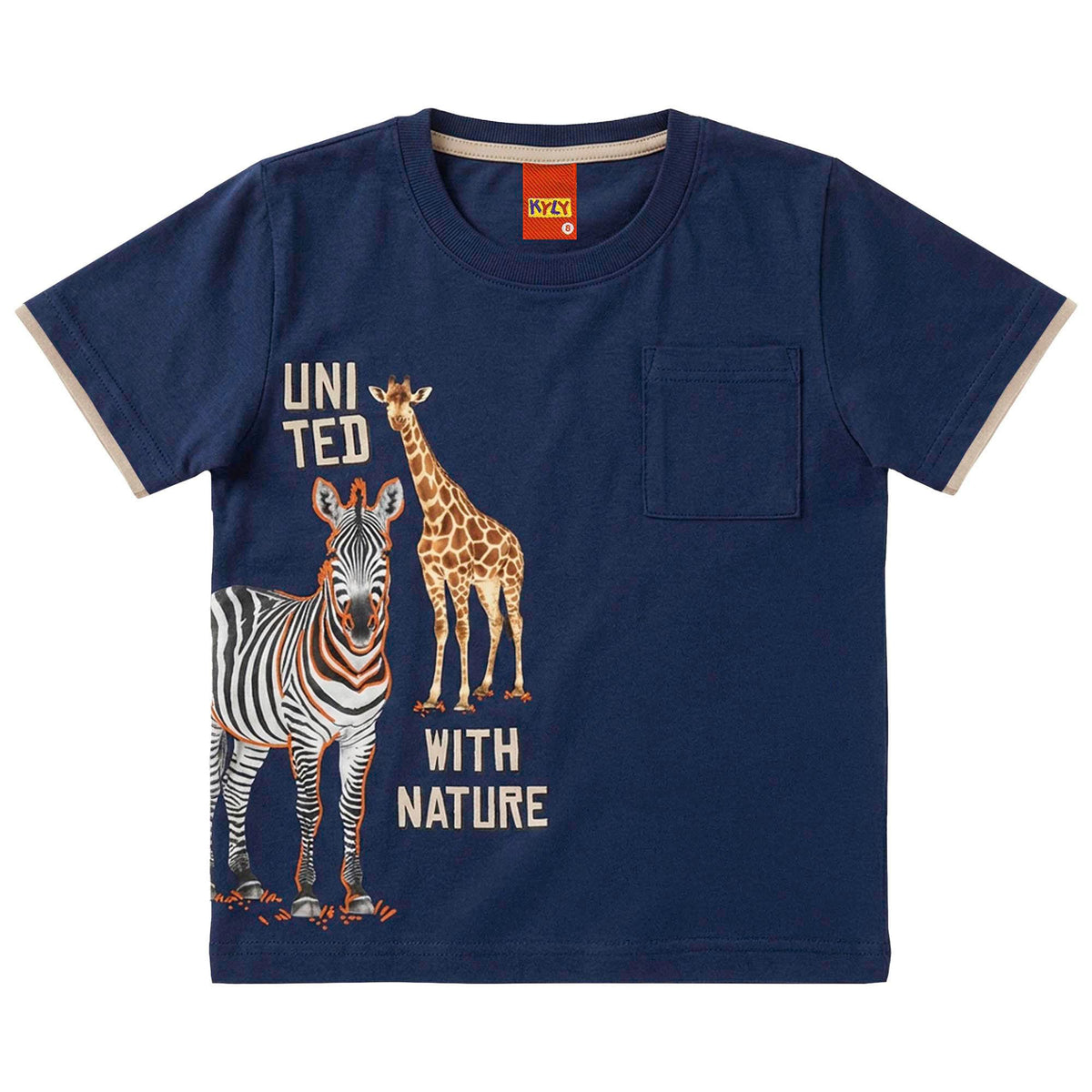 Conjunto Infantil Masculino Kyly Bebê Safari United T-Shirt e Short
