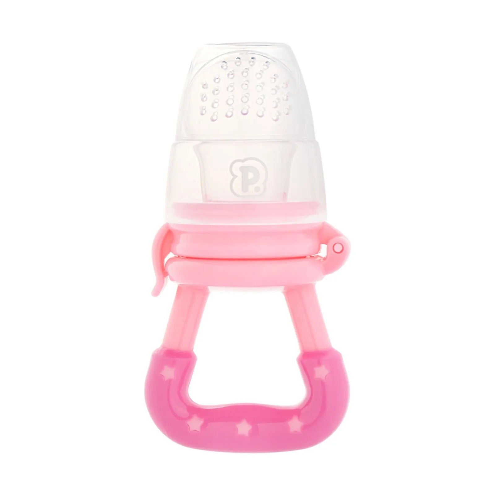 Porta Frutinhas Bebê Pimpolho Triangular Alimentadora Silicone +6 Meses