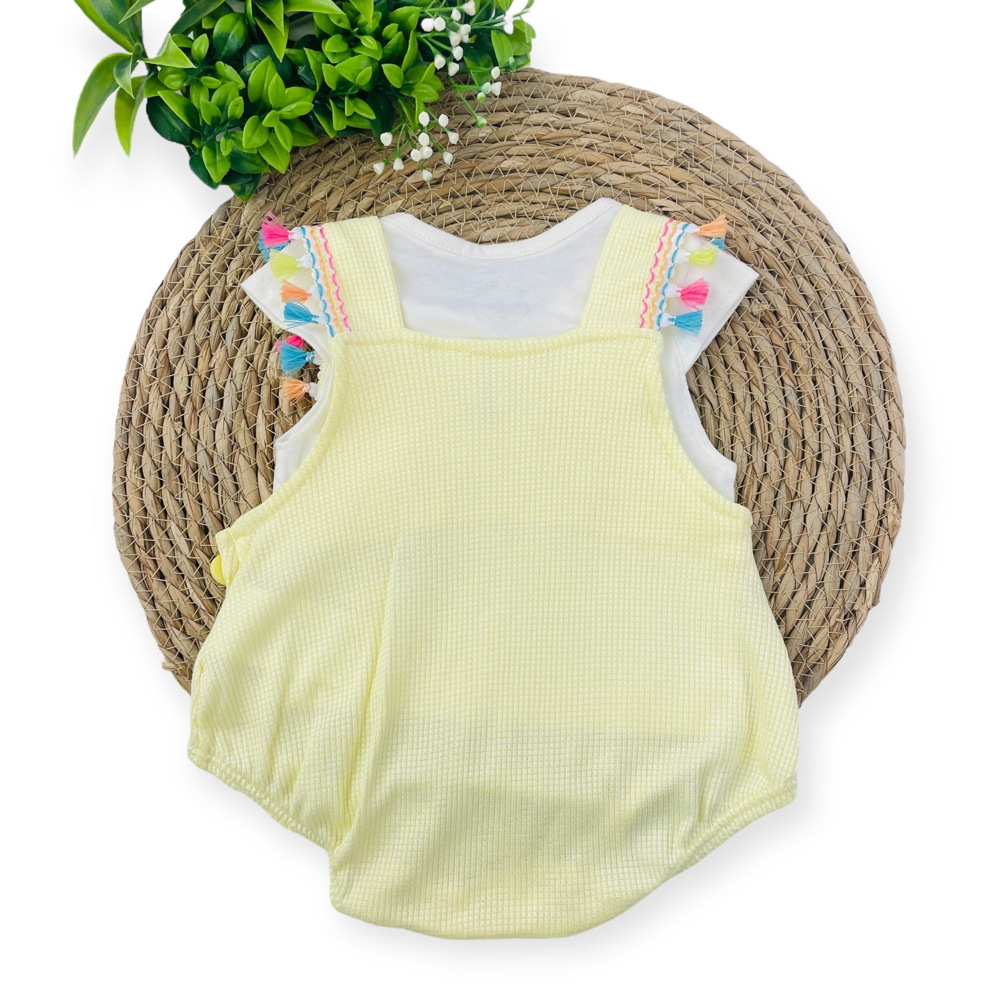 Conjunto Presente De Anjo Bebê Menina Romper Peixe