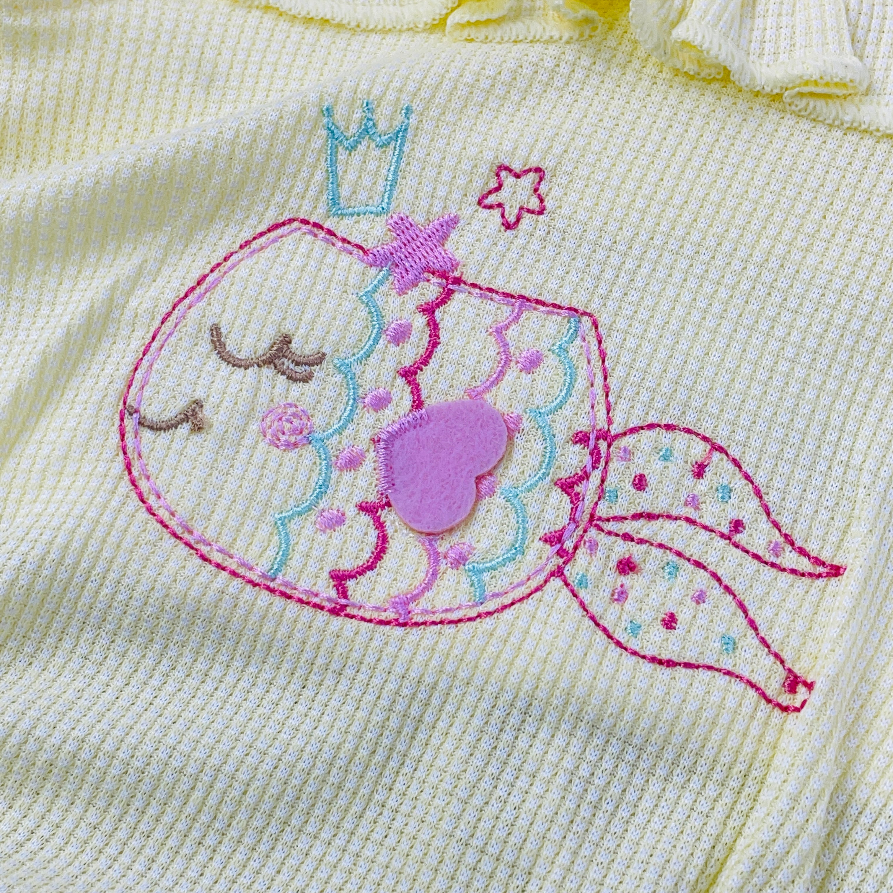 Conjunto Presente De Anjo Bebê Menina Romper Peixe