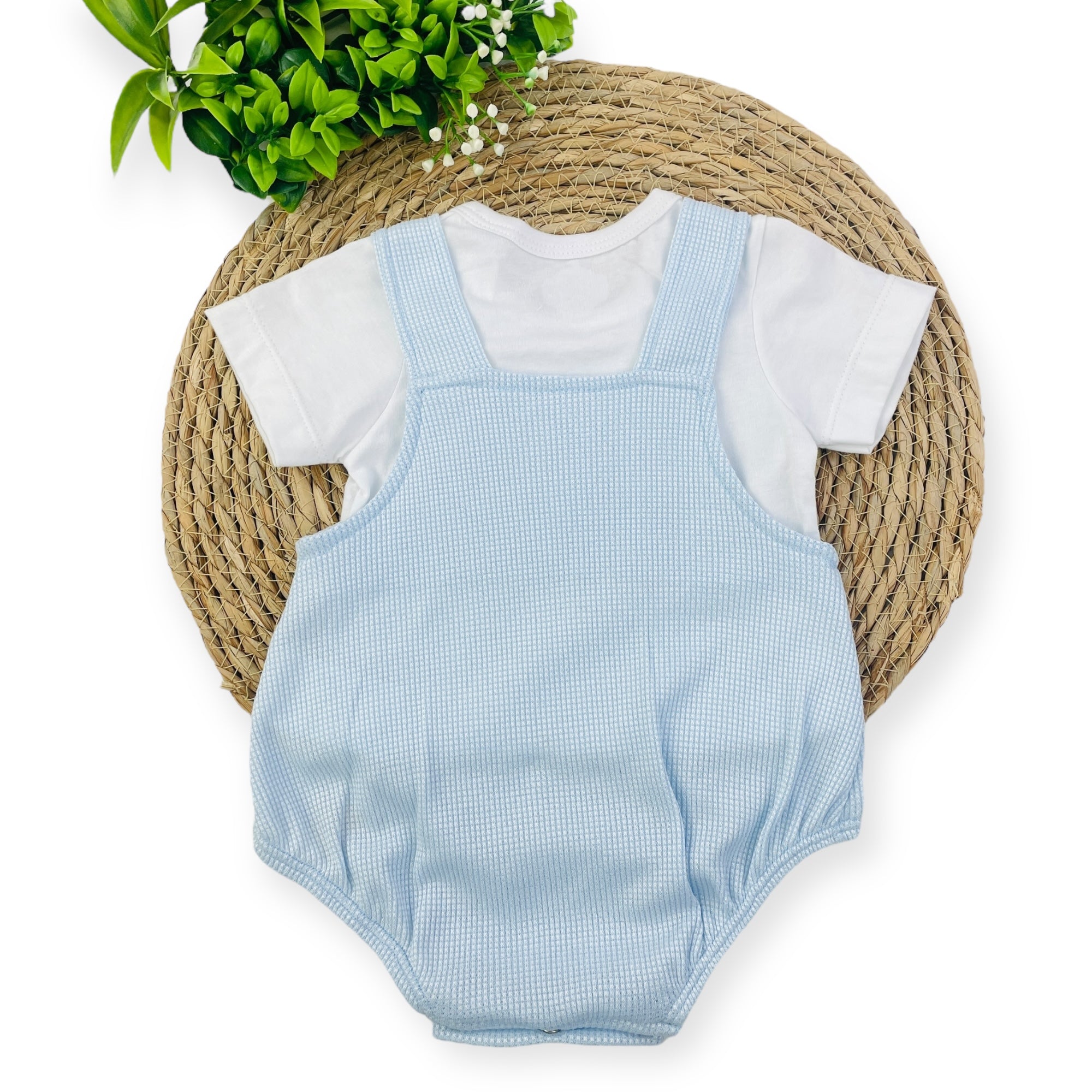 Conjunto Presente De Anjo Bebê Menino Romper Siri
