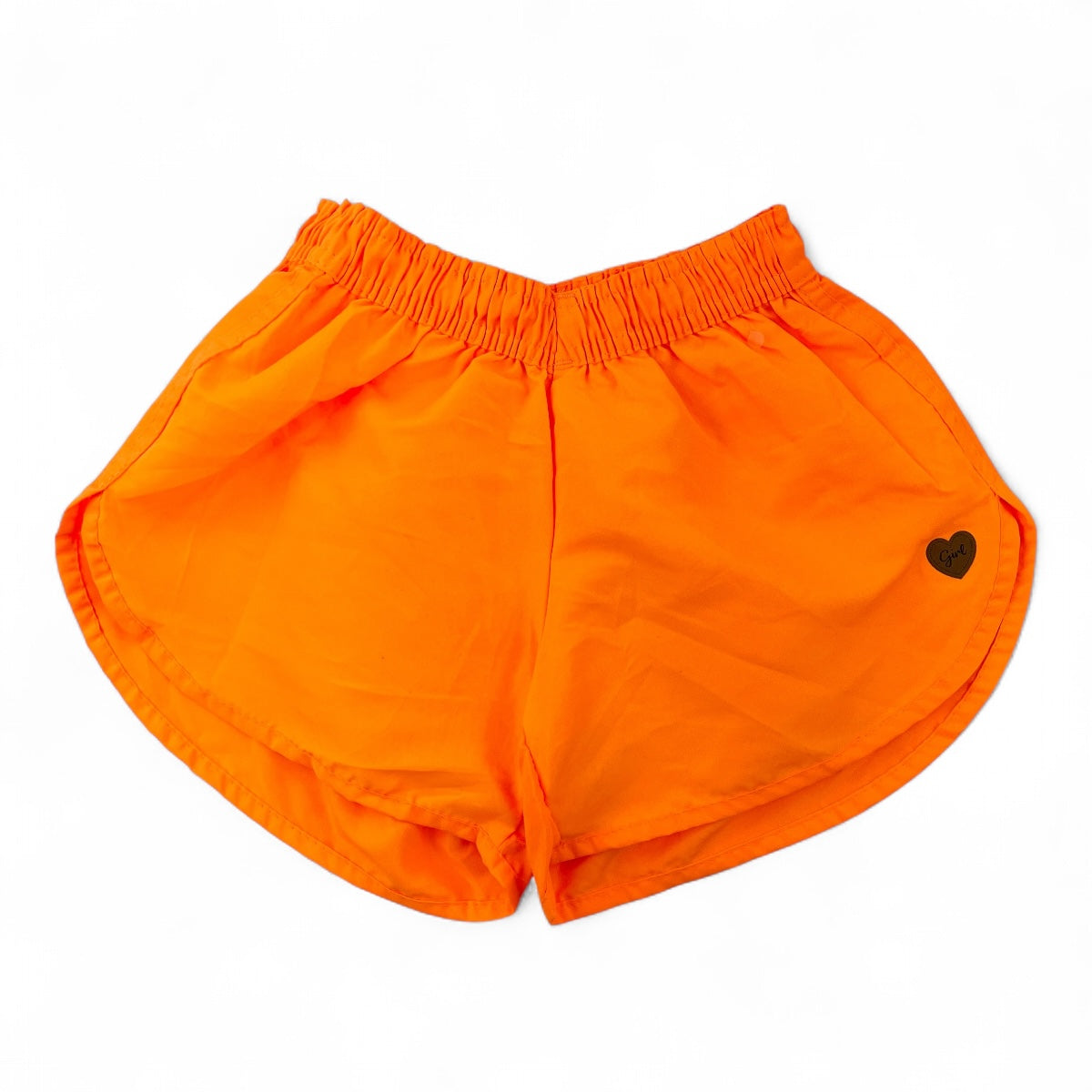 Short Tactel Feminino Liso Infantil e Juvenil Verão para Praia e Piscina