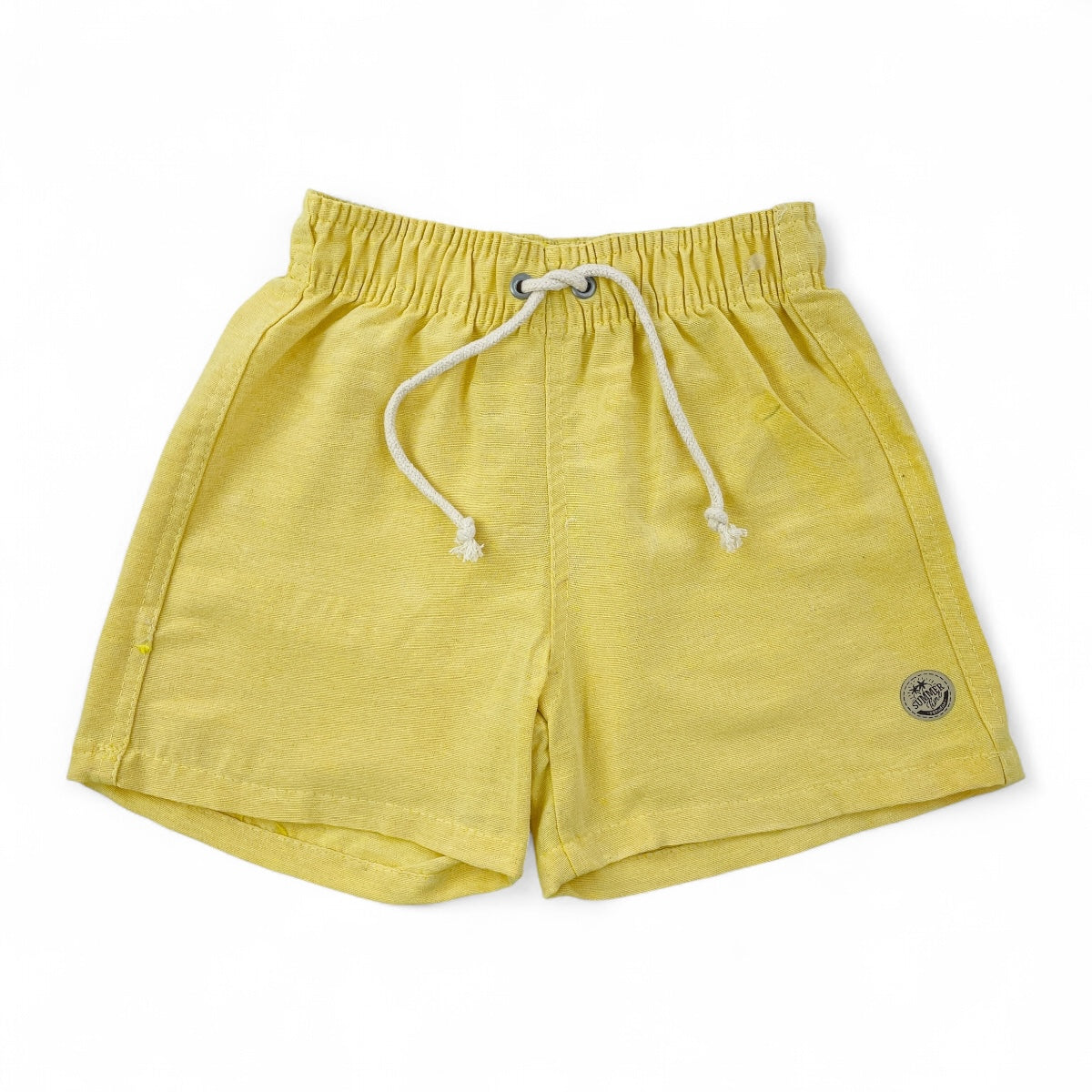 Short Infantil Masculino Mauricinho Pimentinha Confecções Linho Liso