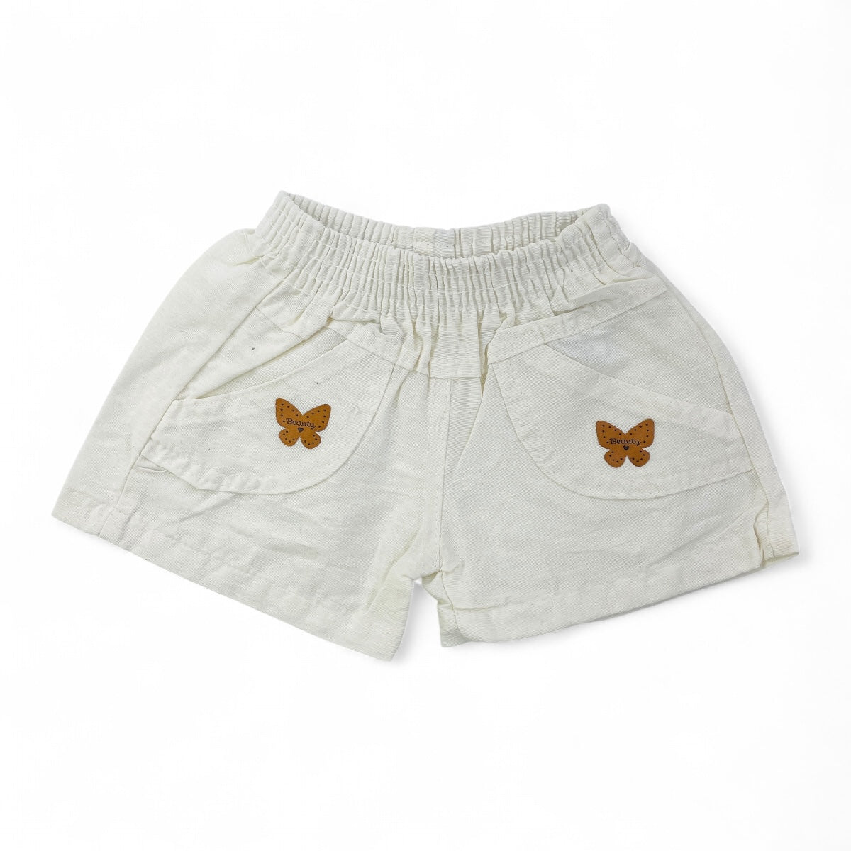Shortinho Infantil Feminino Diversas Cores Pimentinha Confecções Linho Liso