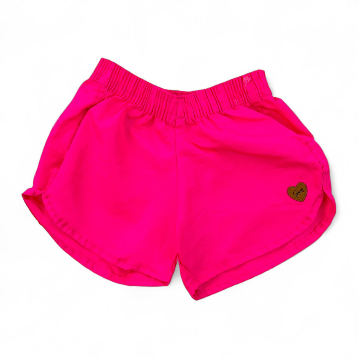Short Tactel Feminino Liso Infantil e Juvenil Verão para Praia e Piscina