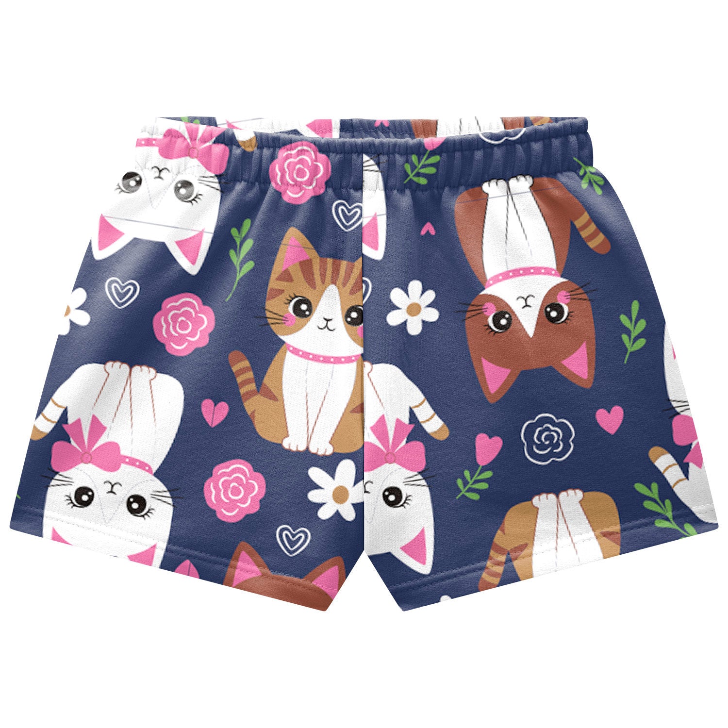 Conjunto Kyly Infantil Menina Gatinha Nas Flores
