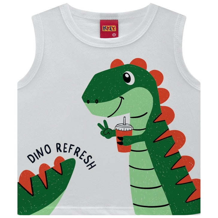Conjunto Kyly Infantil Menino Dino Refresh