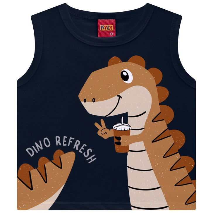 Conjunto Kyly Infantil Menino Dino Refresh