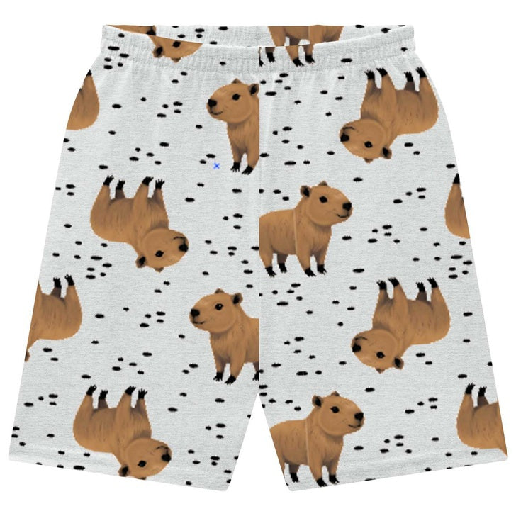 Pijama Infantil Meninos Kyly Capivara Brilha no Escuro Tendência Diversão