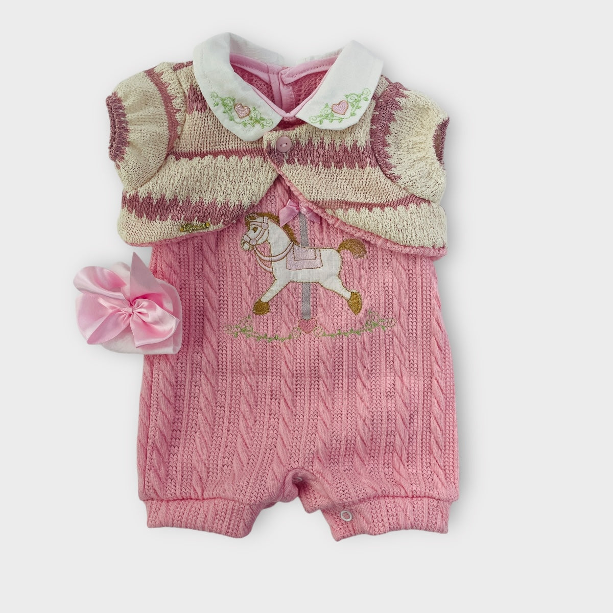 Saida De Maternidade Djiele Tricot Cavalinho 4 Peças