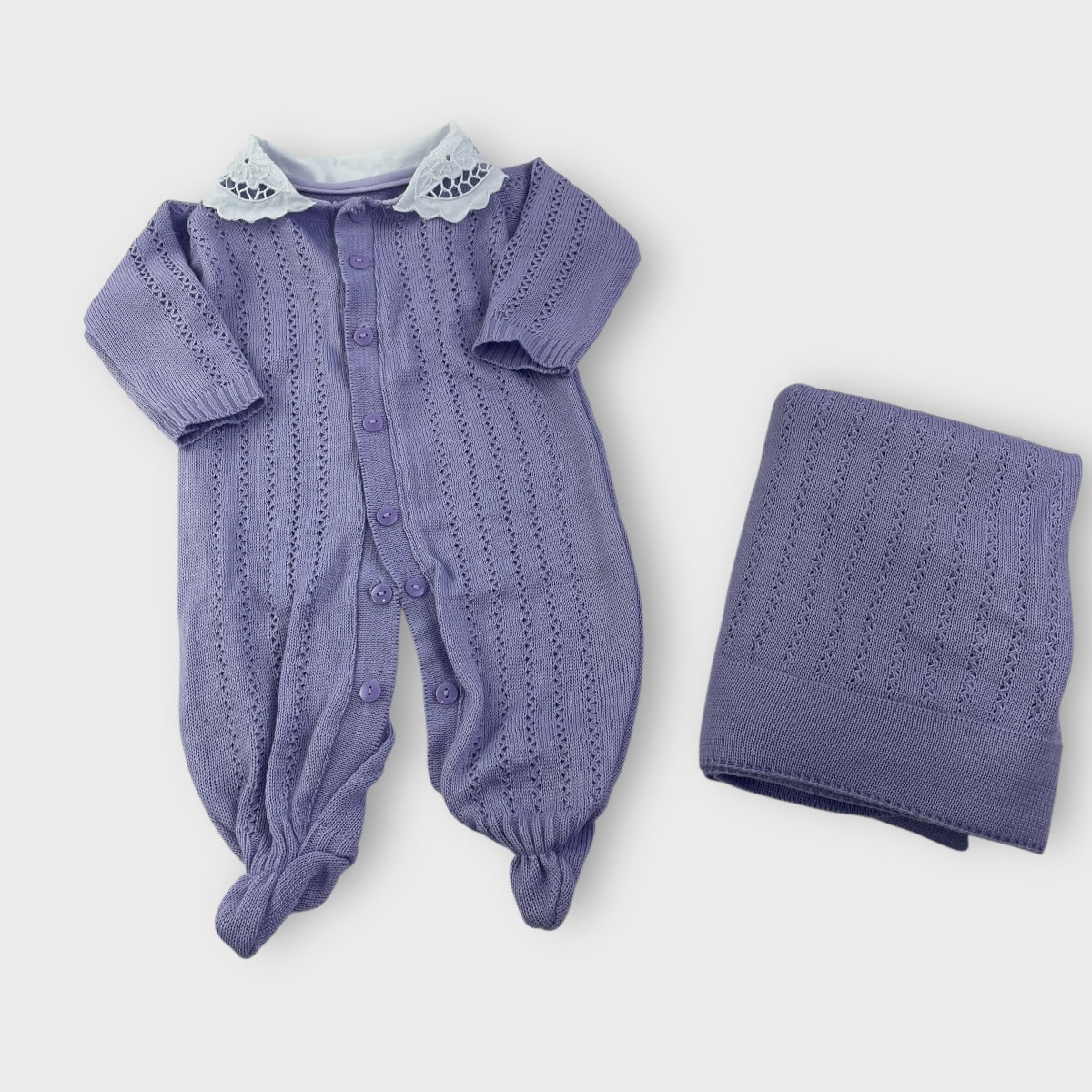 Saida De Maternidade Djiele Tricot Unissex Chique 3 Peças