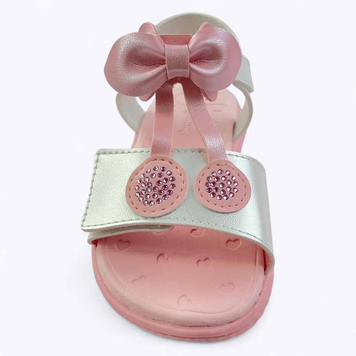 Sandália Infantil Pampili com Laço Strass Menina Estilosa