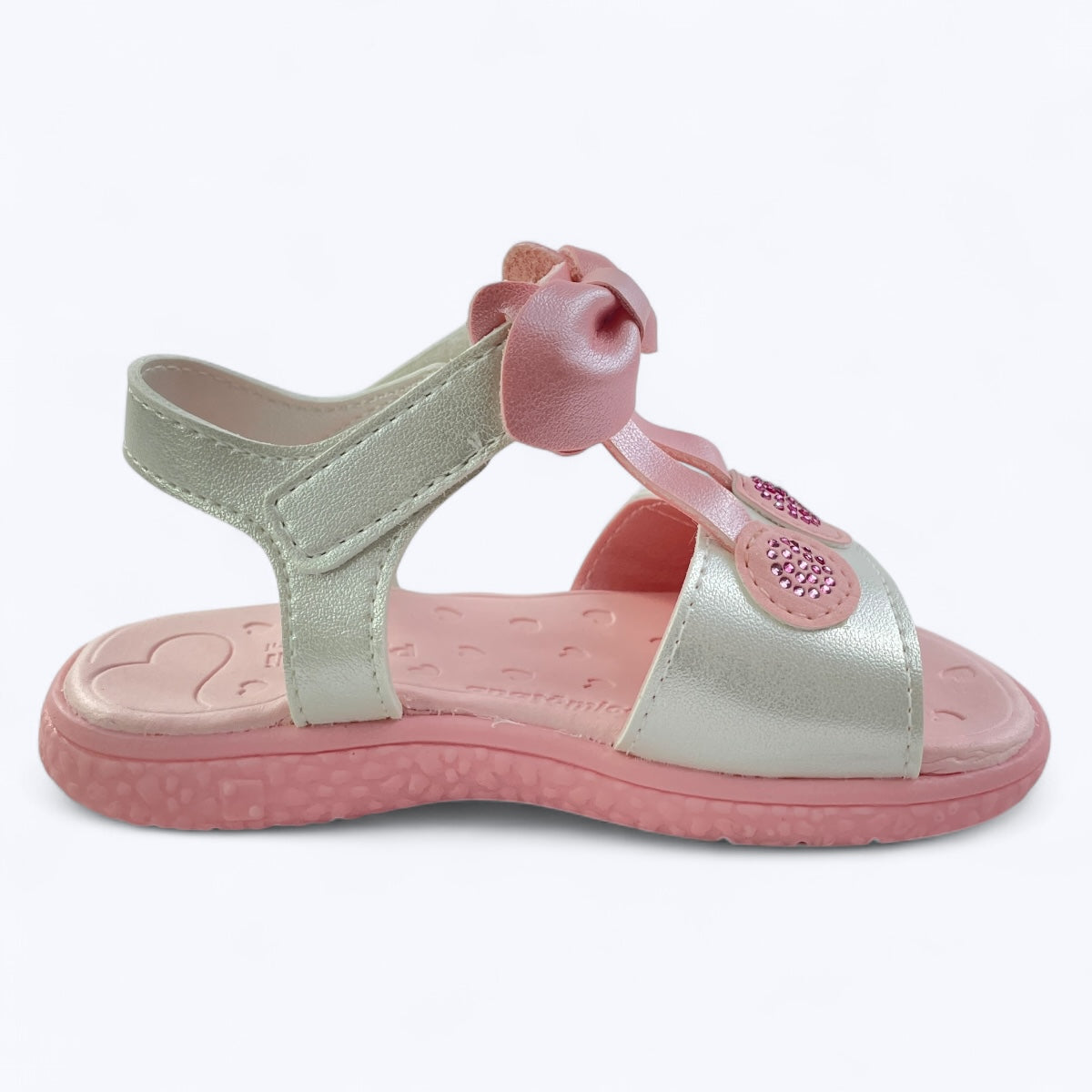 Sandália Infantil Pampili com Laço Strass Menina Estilosa