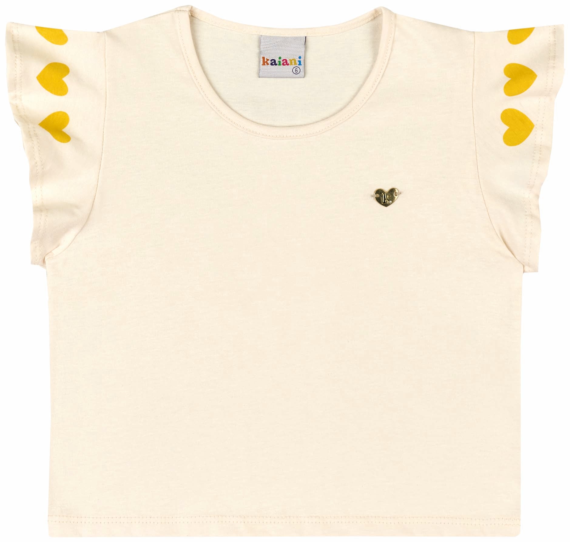 Conjunto Infantil Feminino Kaiani Coração – Conforto e Delicadeza para o Dia a Dia