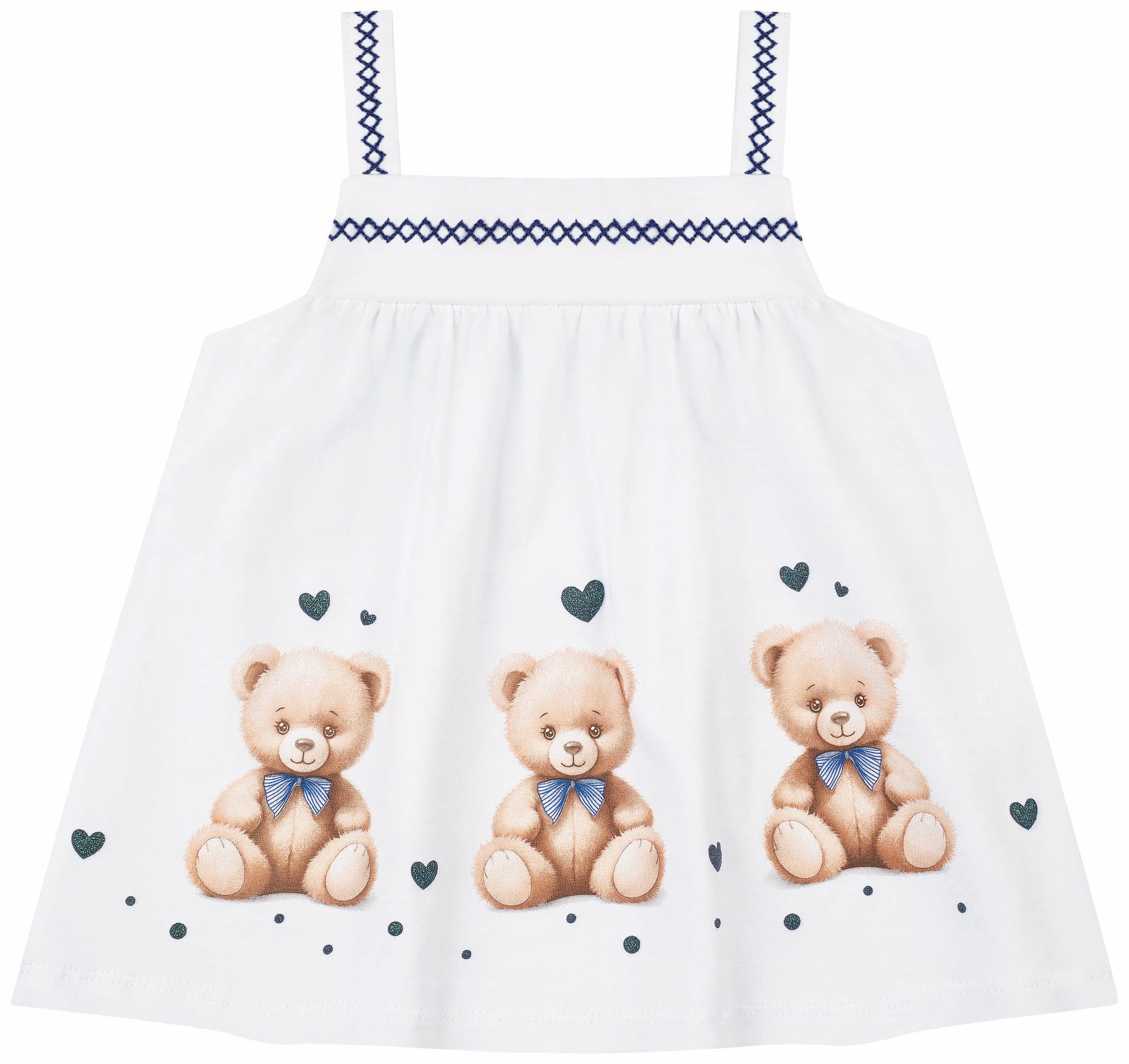 Conjunto Infantil Feminino Tiny Joy Ursinhas – conforto e fofura para o dia a dia