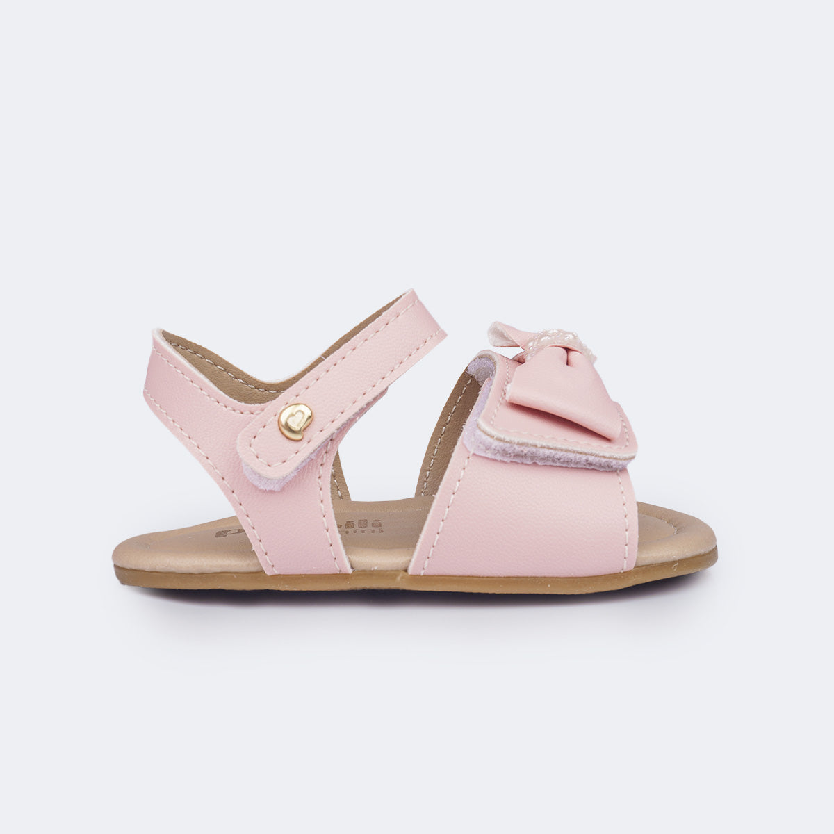 Sandália de Bebê Pampili Nana Laço com Pérolas