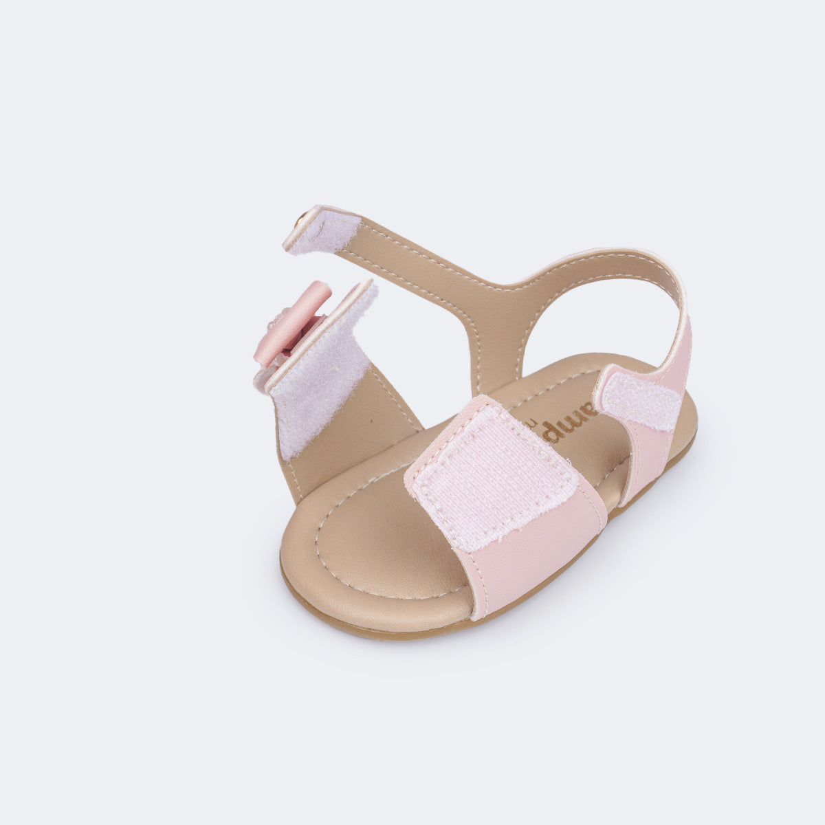 Sandália de Bebê Pampili Nana Laço com Pérolas